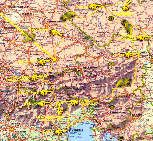 Austria road map