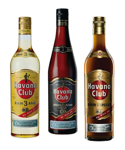 White and gold rums